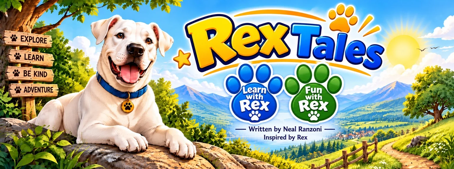 Rex Tales — Explore, Learn, Be Kind, Adventure